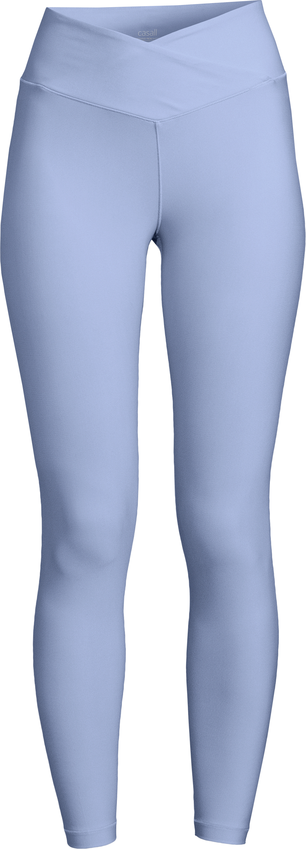 Overlap High Waist Tights Dame Breeze Blue