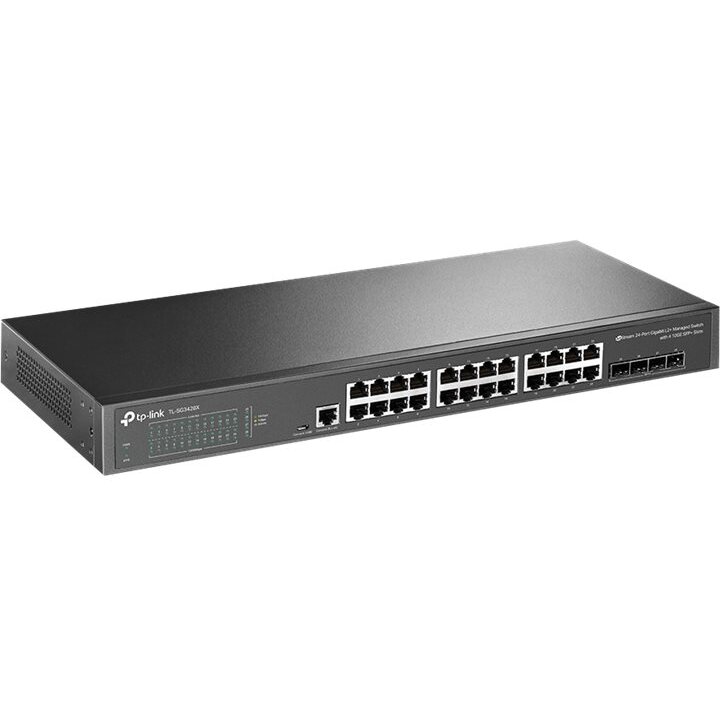 TP-Link Omada SG3428X commutateur réseau Géré L2+/L3 Gigabit Ethernet (10/100/1000) 1U Noir