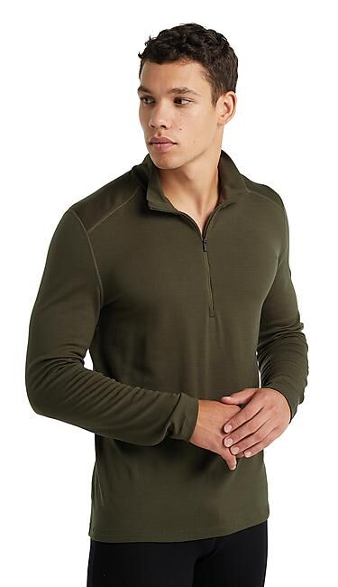 ICEBREAKER - T-SHIRT ML DEMI ZIP 260 TECH HALF ZIP M