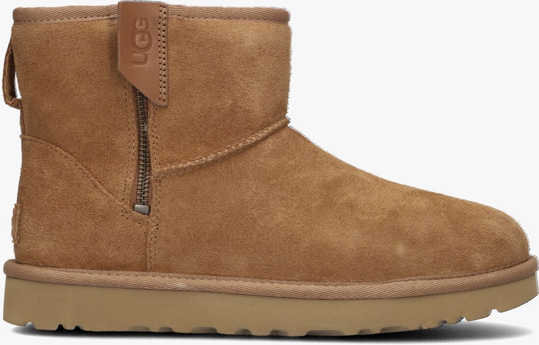 UGG camel ugg vachtlaarzen classic mini bailey zip