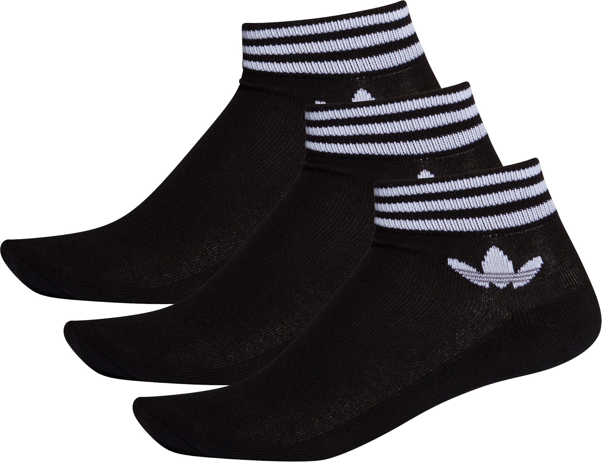adidas Originals Trefoil Ankle Socken Schwarz