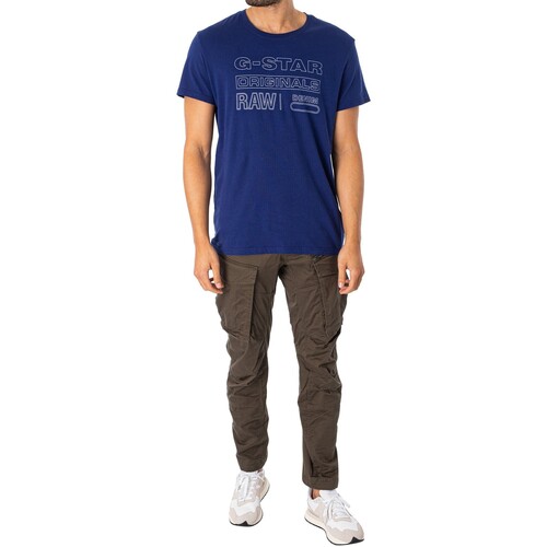 G-Star Raw - Rovic Zip 3D Cargos Cónicos Rectos Gris