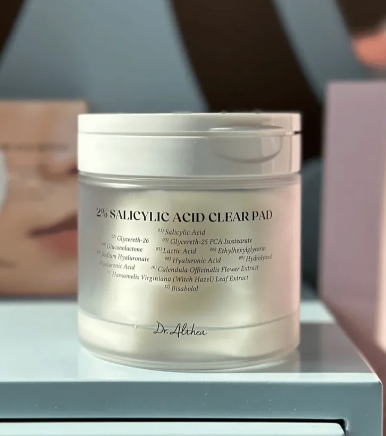 Dr. Althea - Discos transparentes com 2% de ácido salicílico - Clear Pads