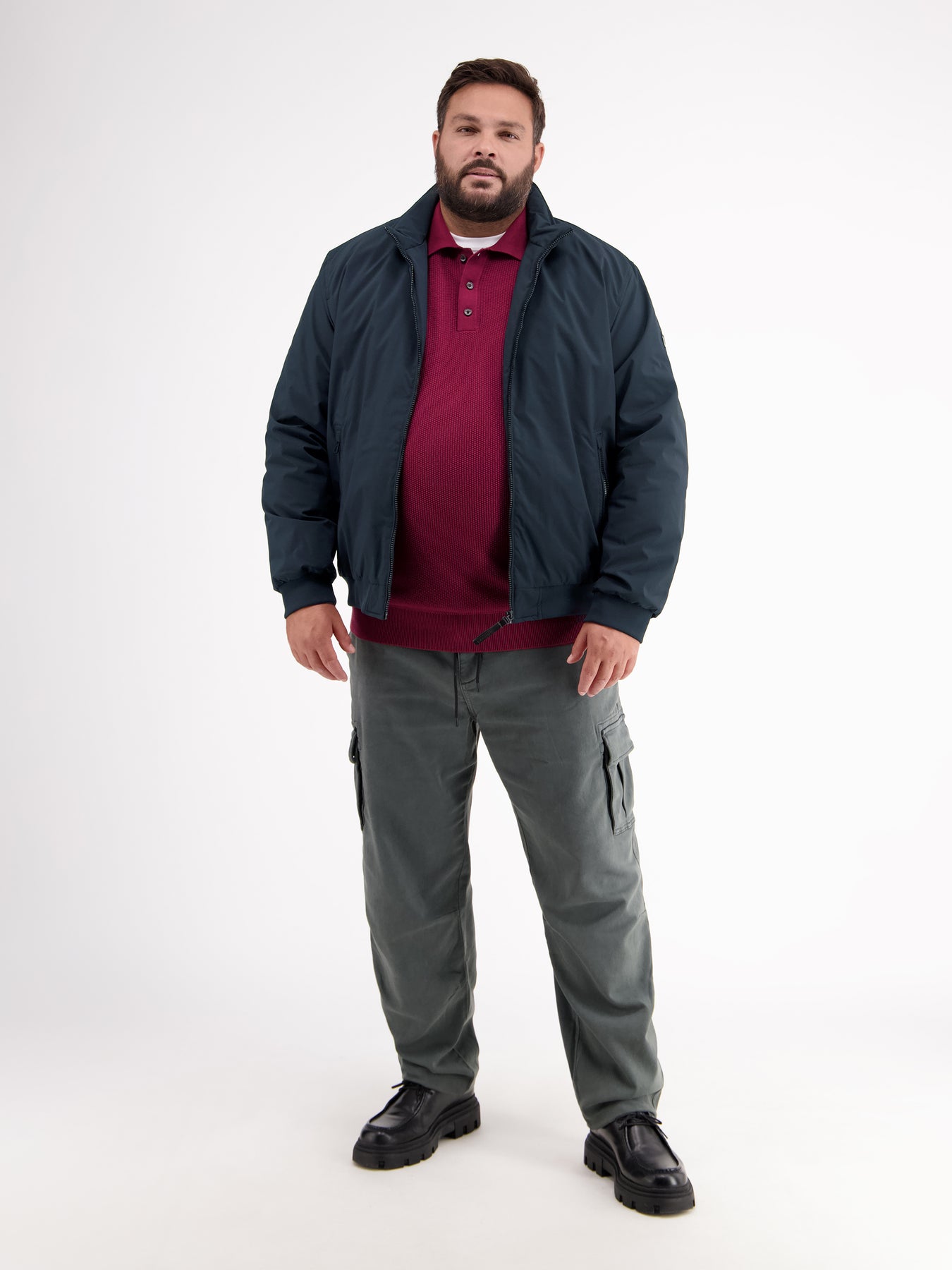 Blouson mit funktionalen Eigenschaften für Herren in Übergrößen