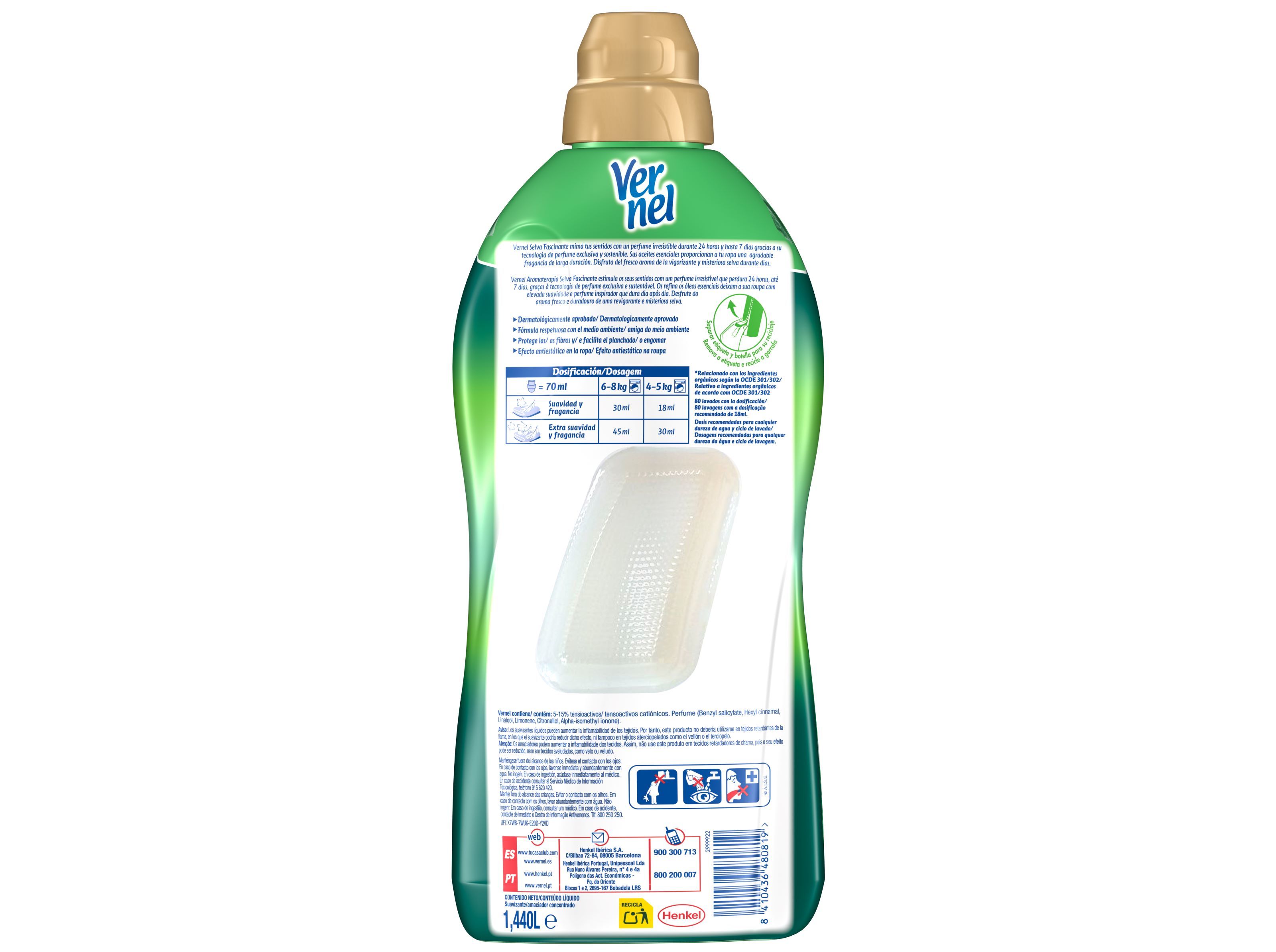 AMACIADOR CONCENTRADO VERNEL SELVA 80D