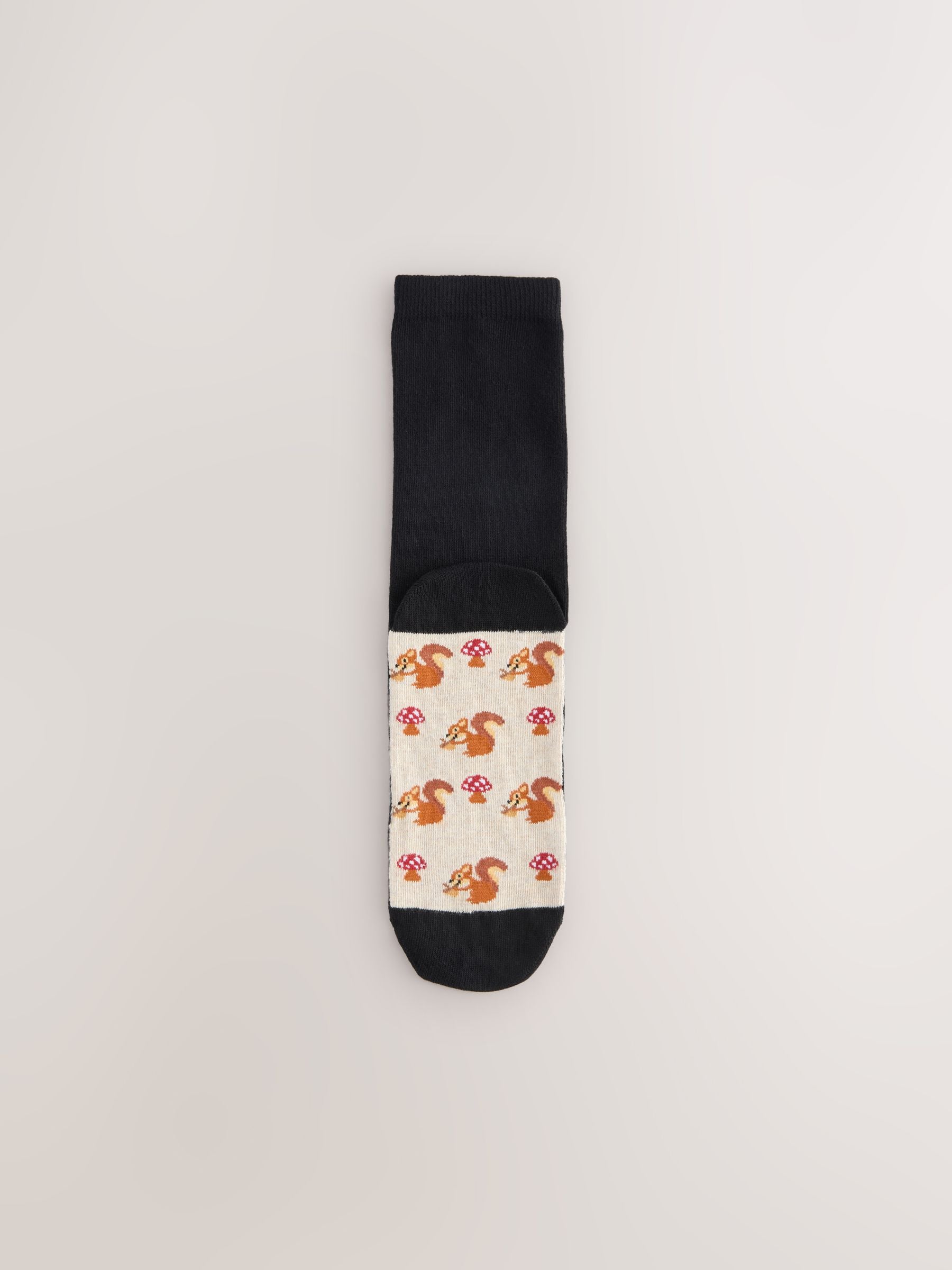 Herfstdieren - Set van 5 paar enkelsokken