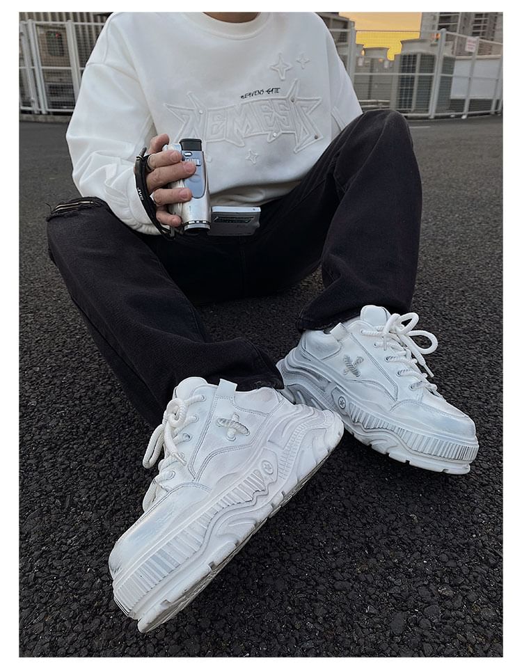 HANO - Platform Paneel Sneakers