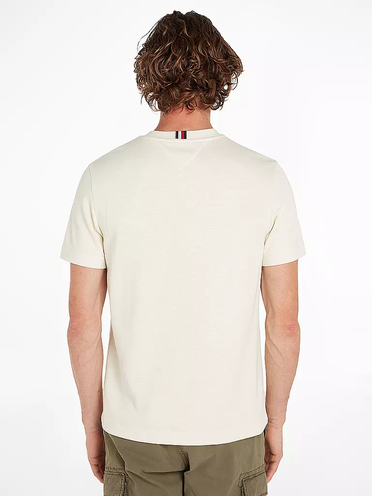 TOMMY HILFIGER T-Shirt Slim Fit beige