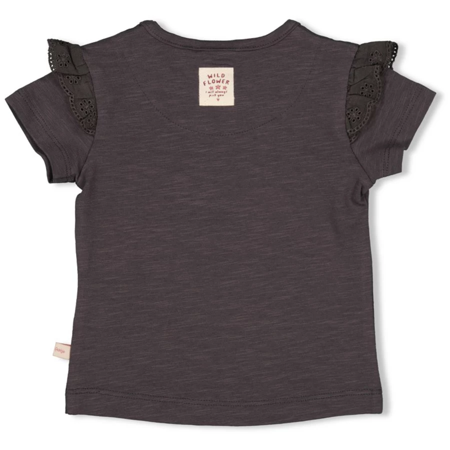Feetje T-Shirt Wild Flowers Antraciet