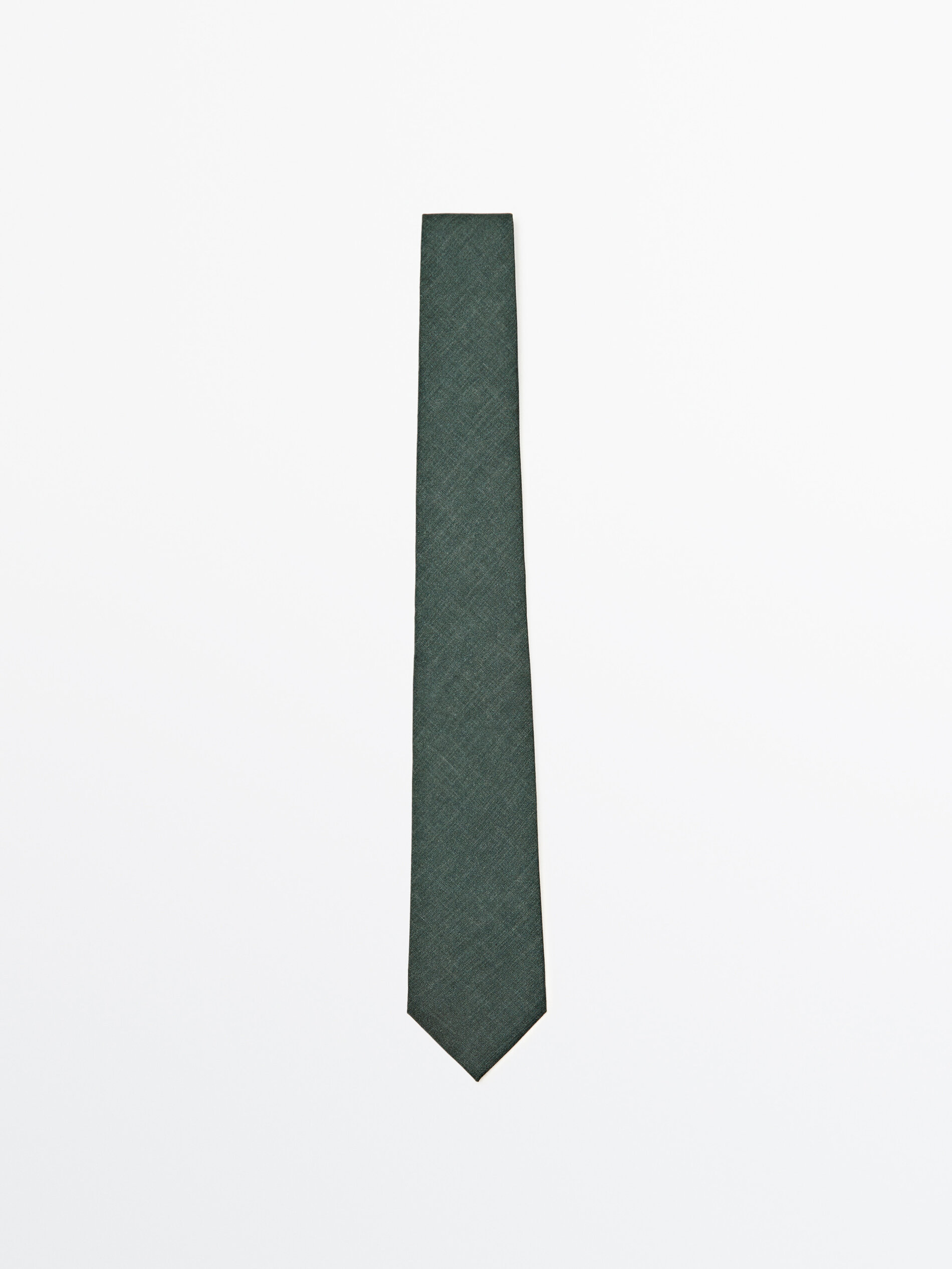 Fio falso Corbata 100% seda - VERDE
