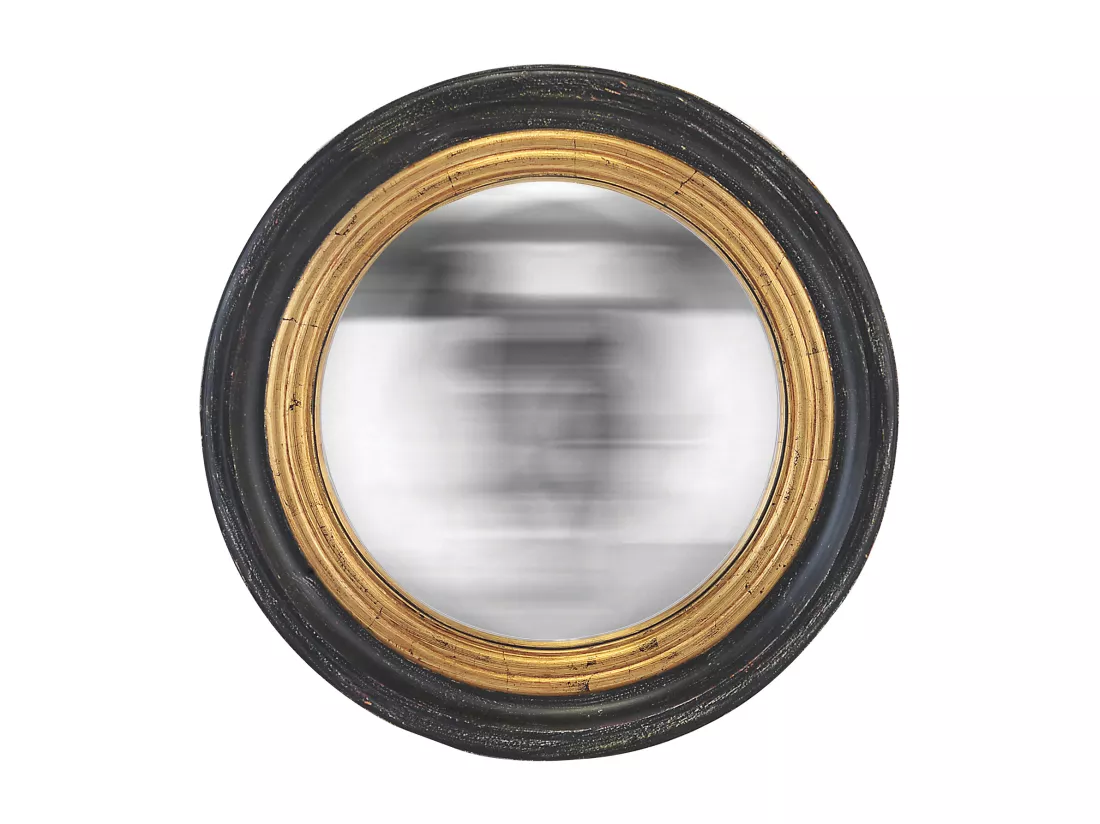 Miroir rond convexe 50cm int et 64cm ext