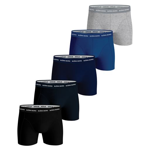 Björn Borg Essential 5-pak Underbukser, Flerfarvet, XL