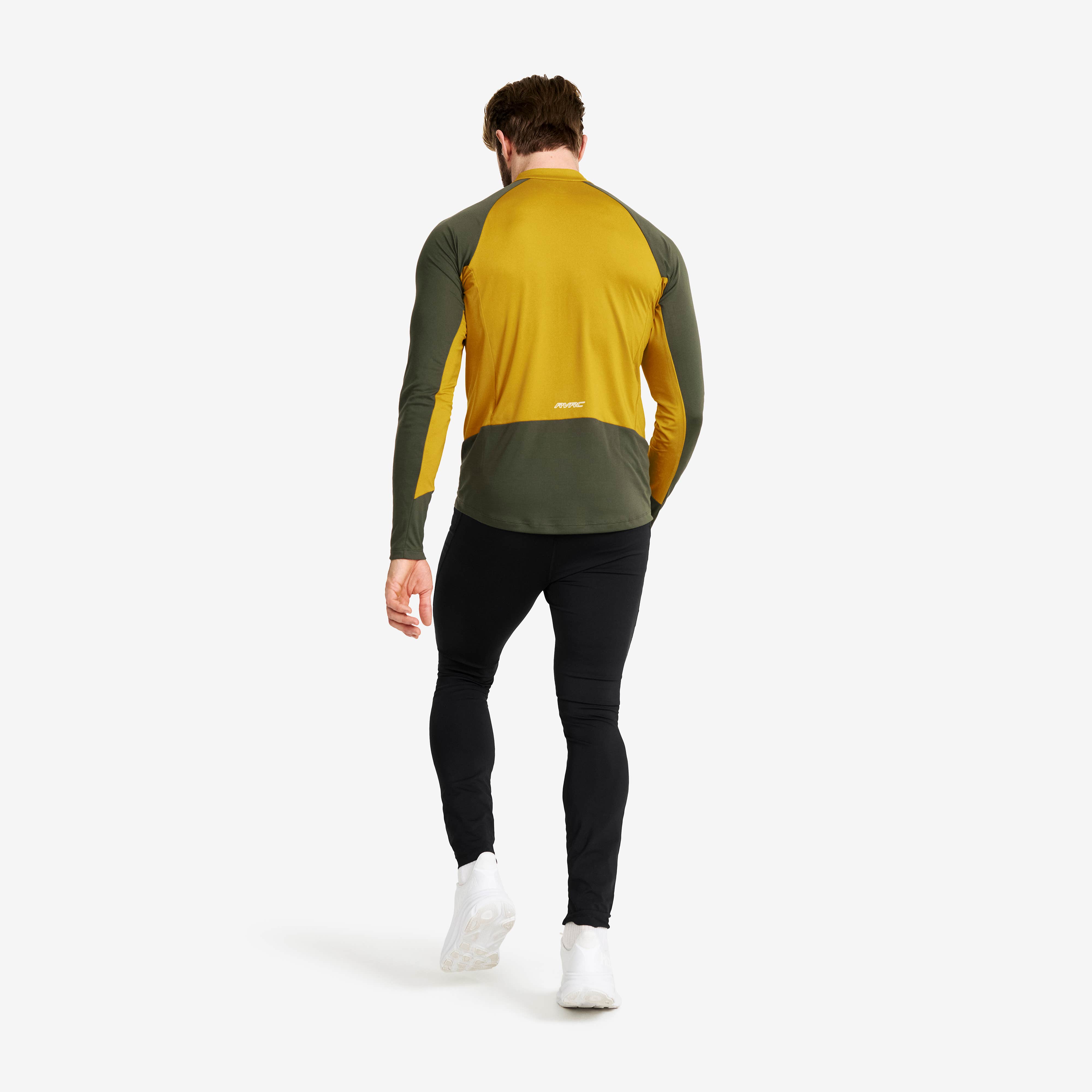 Force Light Half-zip Top Herre Forest Night/Golden Palm