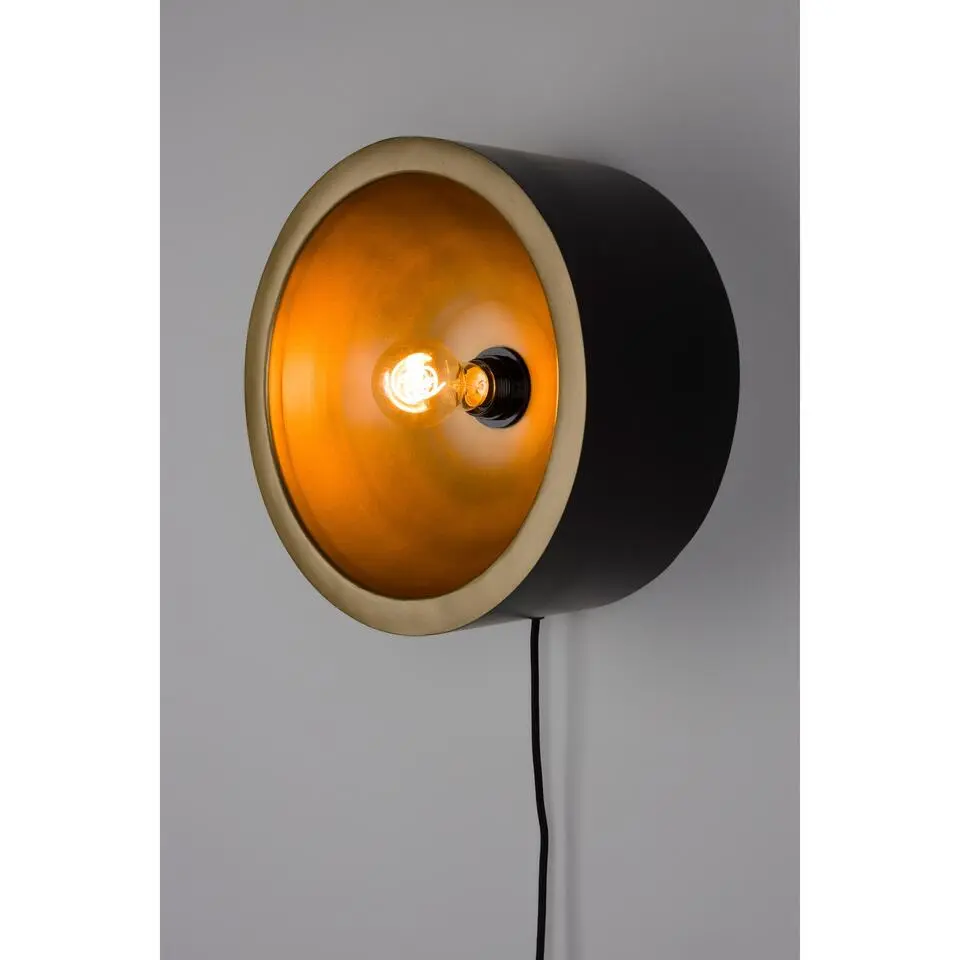 Housecraft Wall Lamp Sunny Round L - Zwart