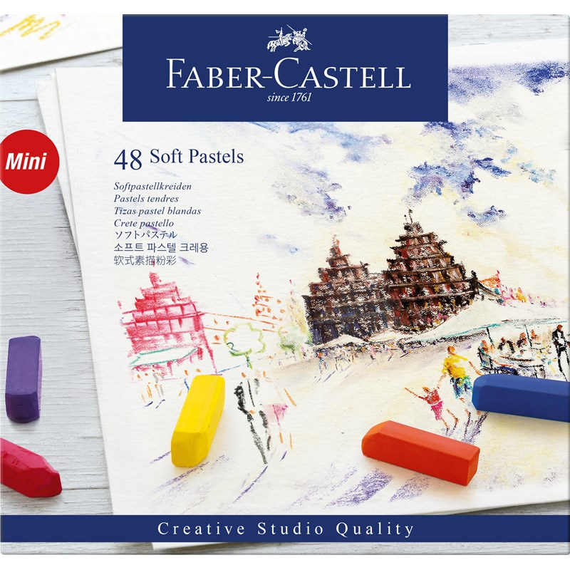 Faber-Castell<br>Bløde pastelkridt 48 stk.
