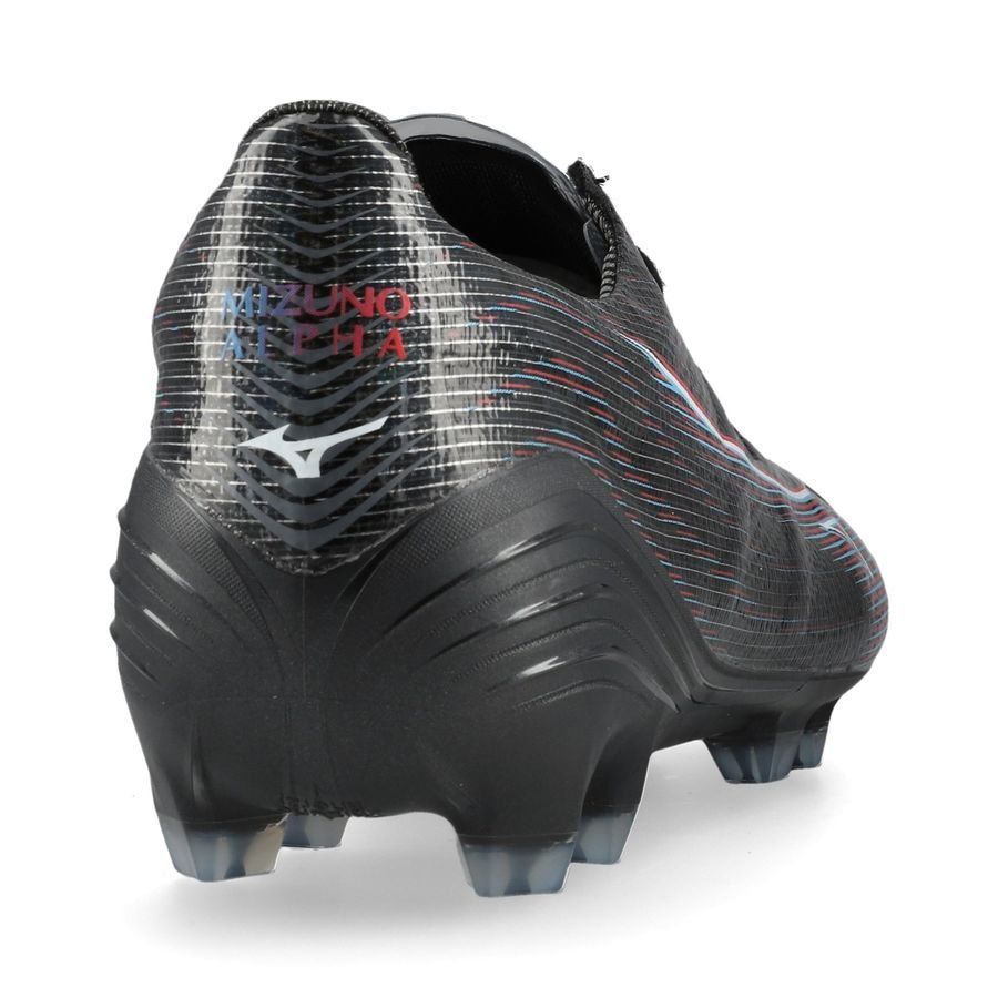 Mizuno Alpha Elite FG/AG Black Pack - Noir/Rouge/Bleu