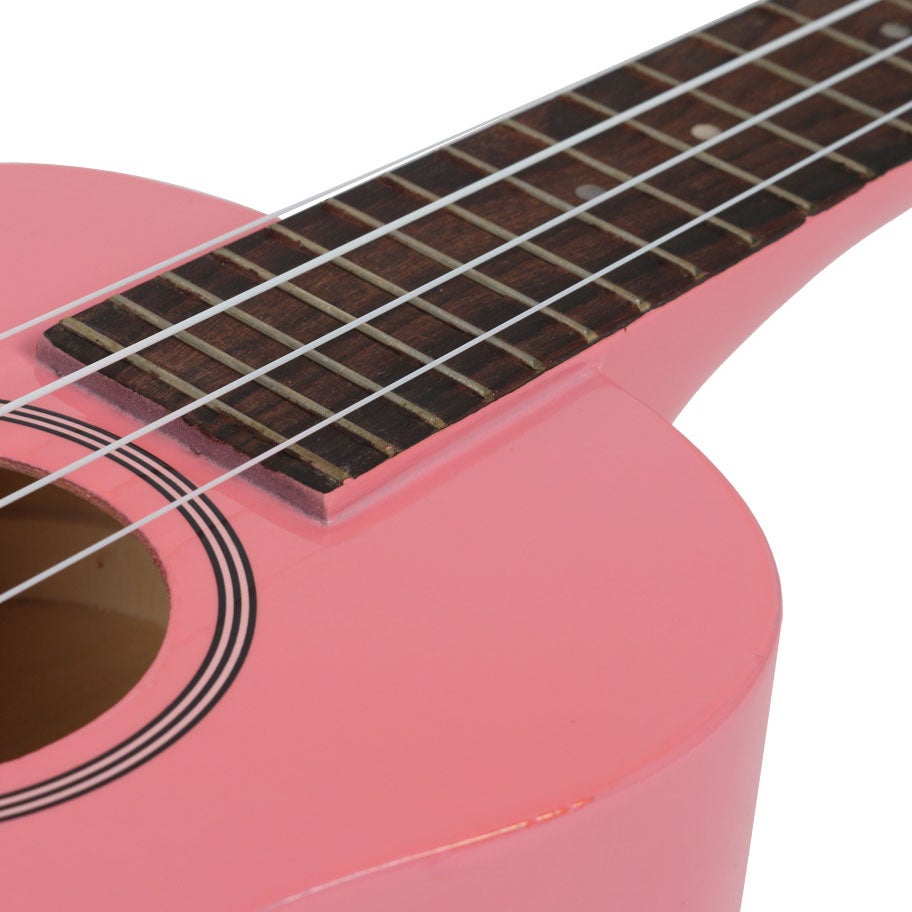 Fazley K23P-W concert ukelele roze