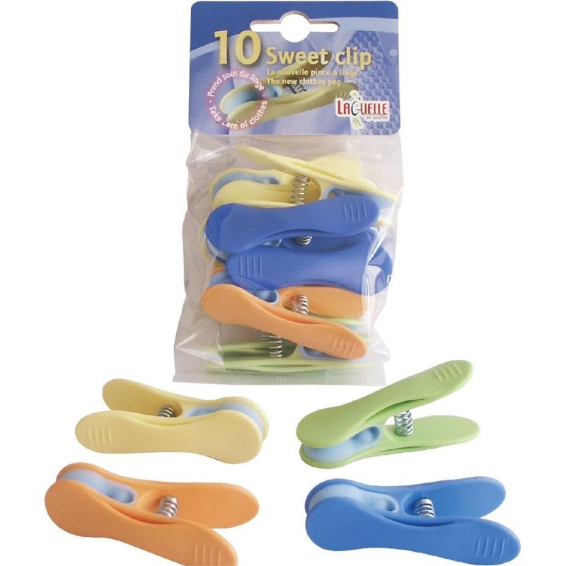 Pince à linge Clip Soft - Paquet de 10