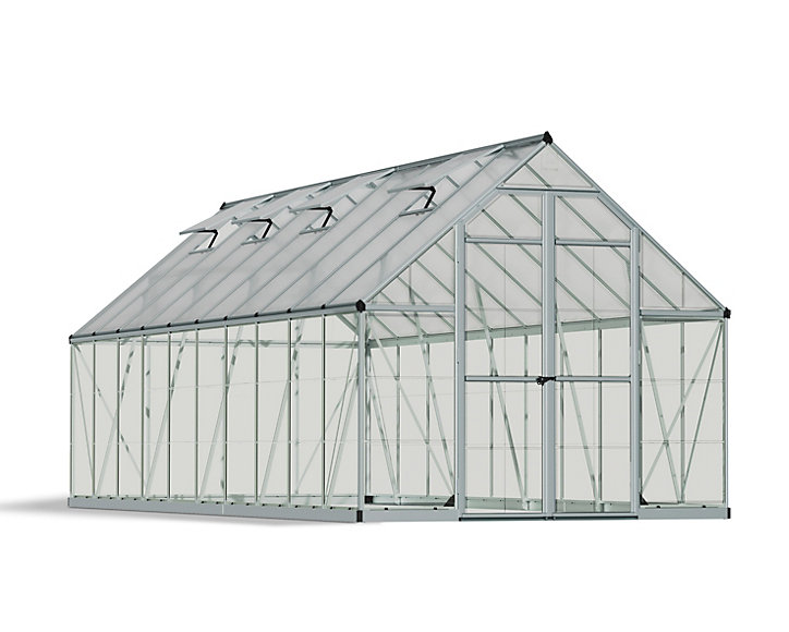 Serre de jardin Balance 14.8m² Argent Canopia by Palram