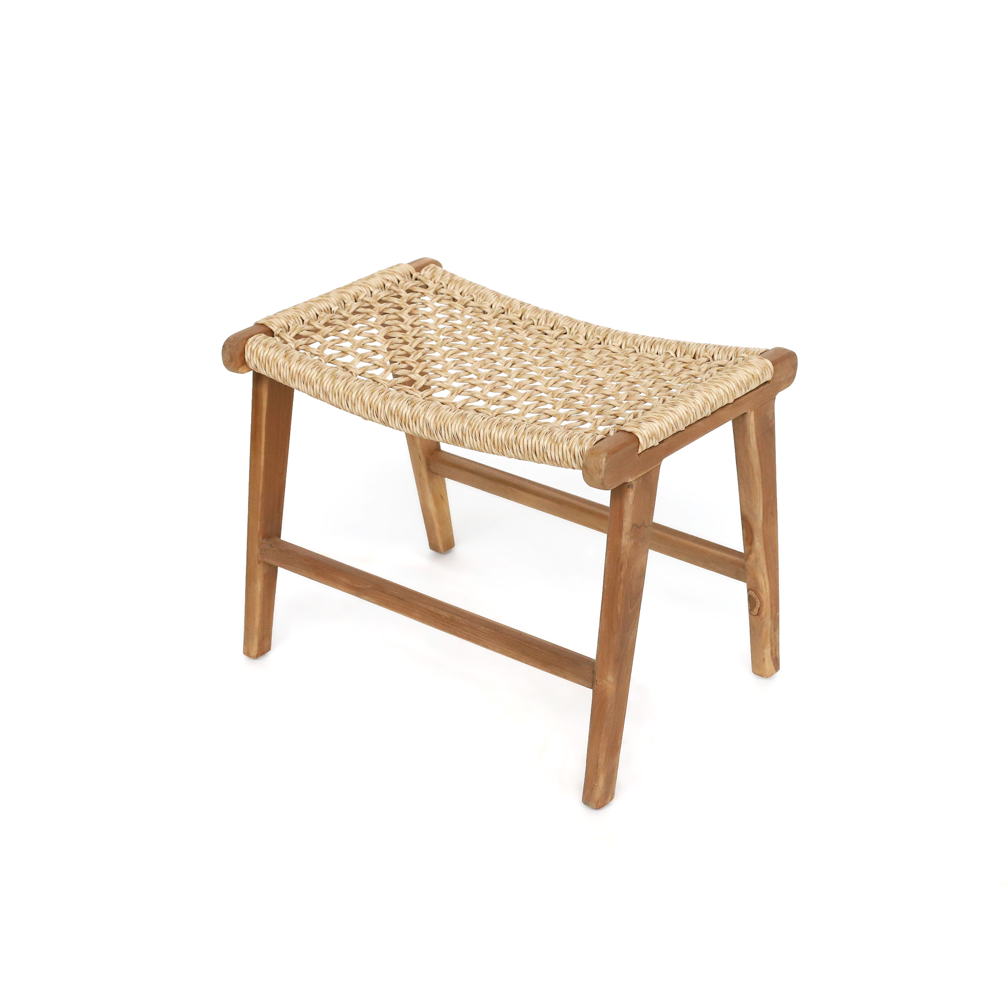 Bank 'Driessen' aus Teak, H 46 cm, B 60 cm, L 40 cm von fischer's lagerhaus