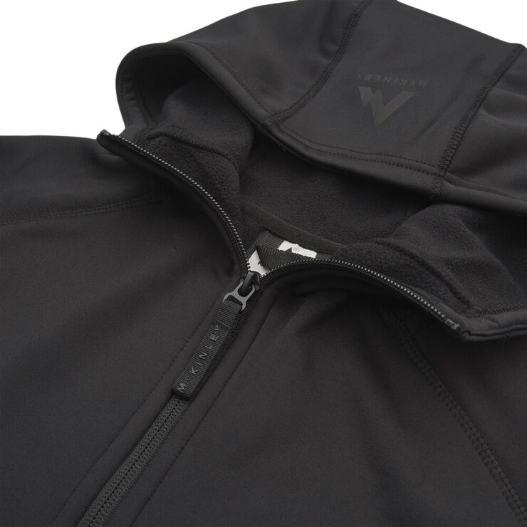 MCKINLEY Birch Stretch Fleece Hættetrøje Sort