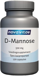 Nova Vitae D-Mannose 500mg Capsules 120CP