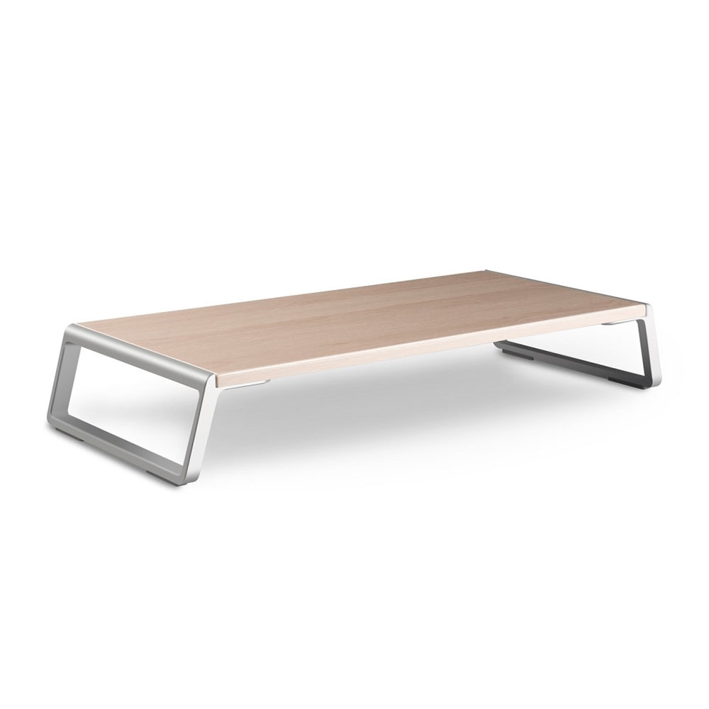 Holz Tischaufsatz Ständer für Apple iMac / PC-Monitore - Birke