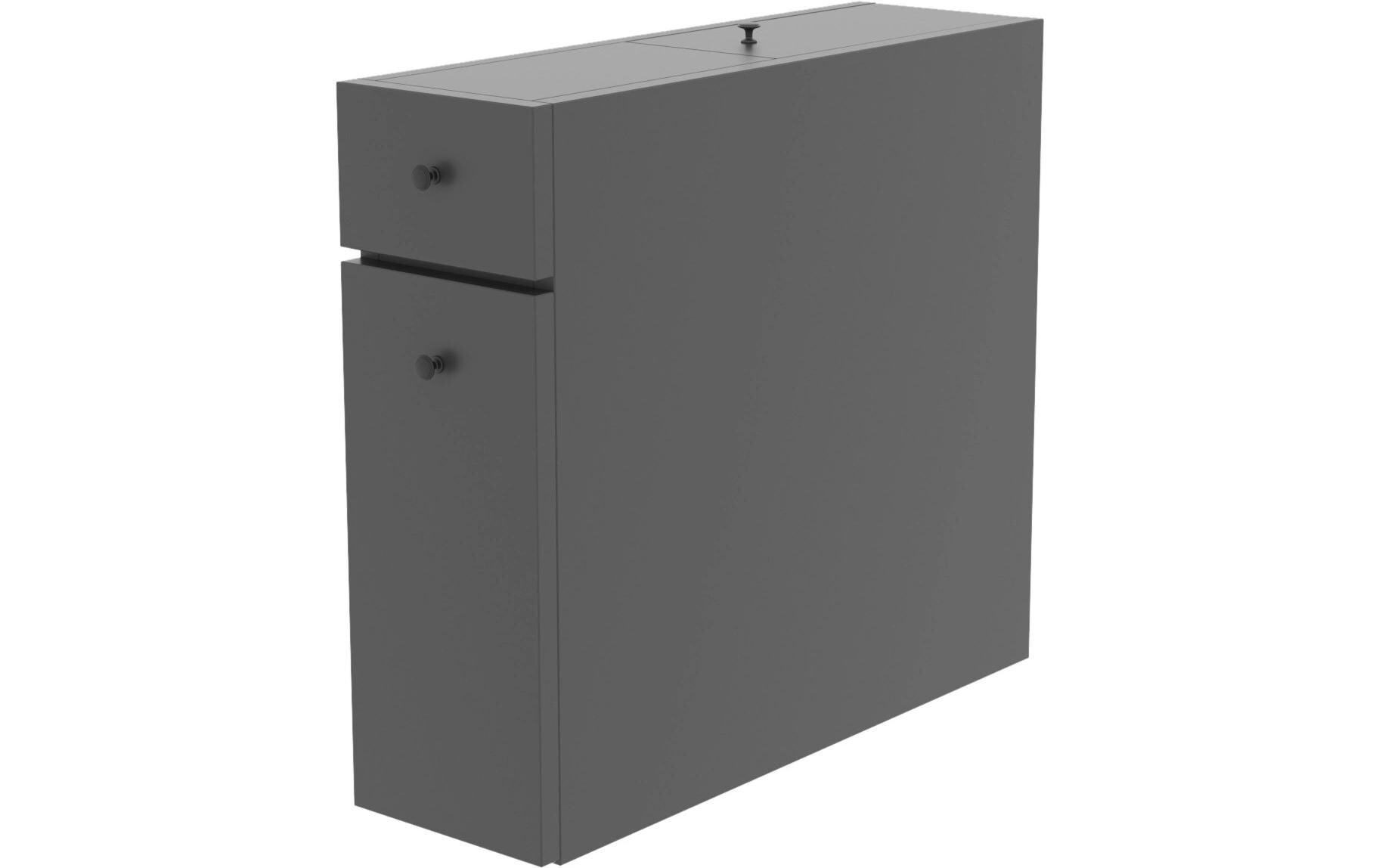 Badezimmerregal Calencia 19 x 55 x 60 cm, Anthrazit<br>Badregal