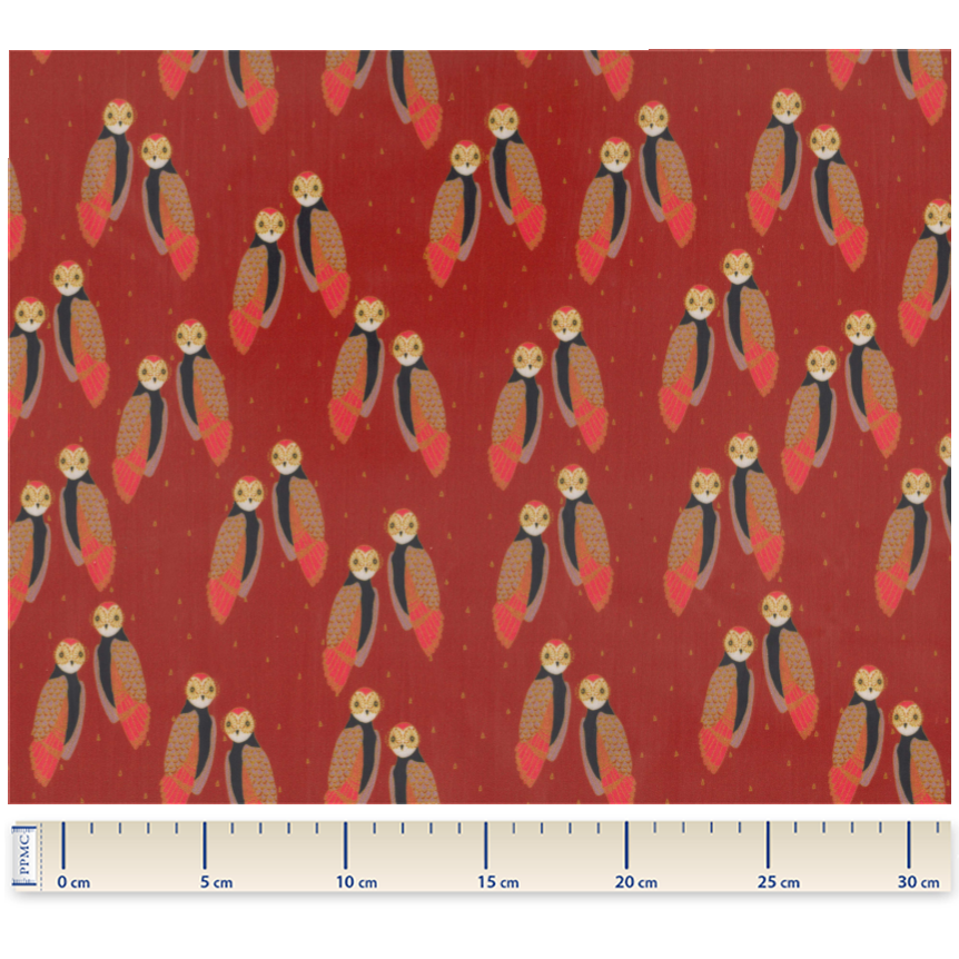Coupon Tissu Enduit De 35Cm Ex2482 Reines De La Nuit