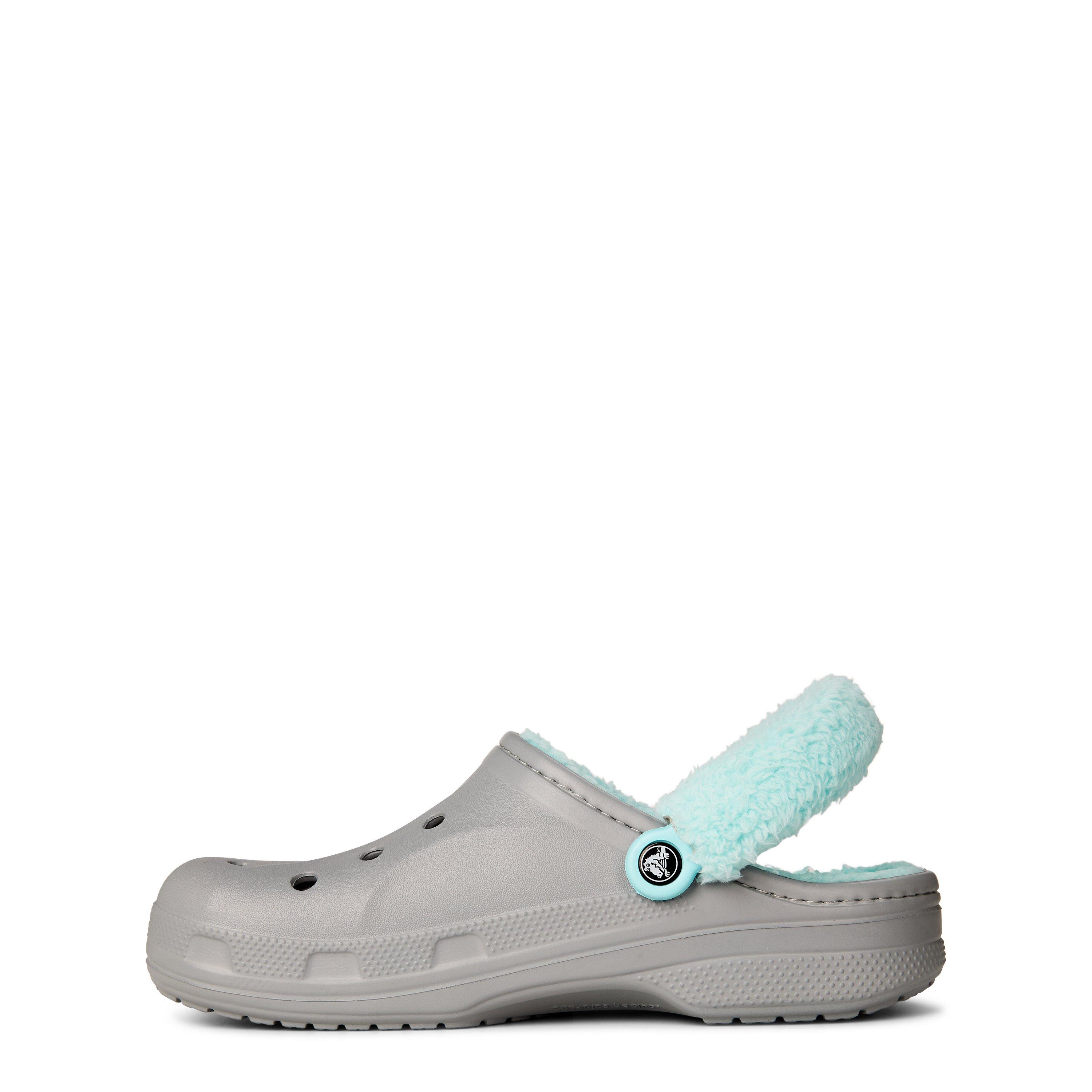 Crocs Baya Lined Fuzz strap Clog Womens