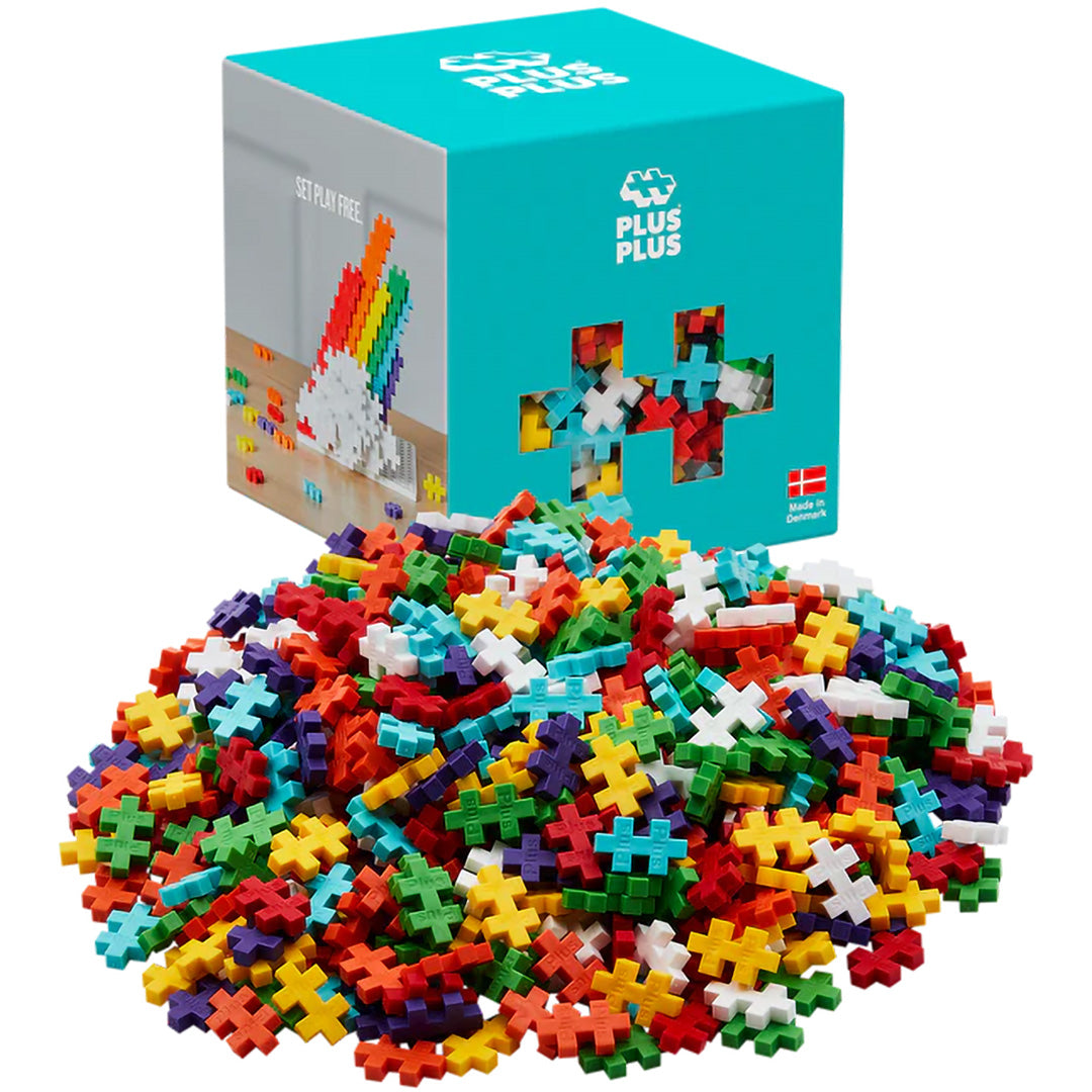 plus-plus bouwstenen - regenboog - 600st