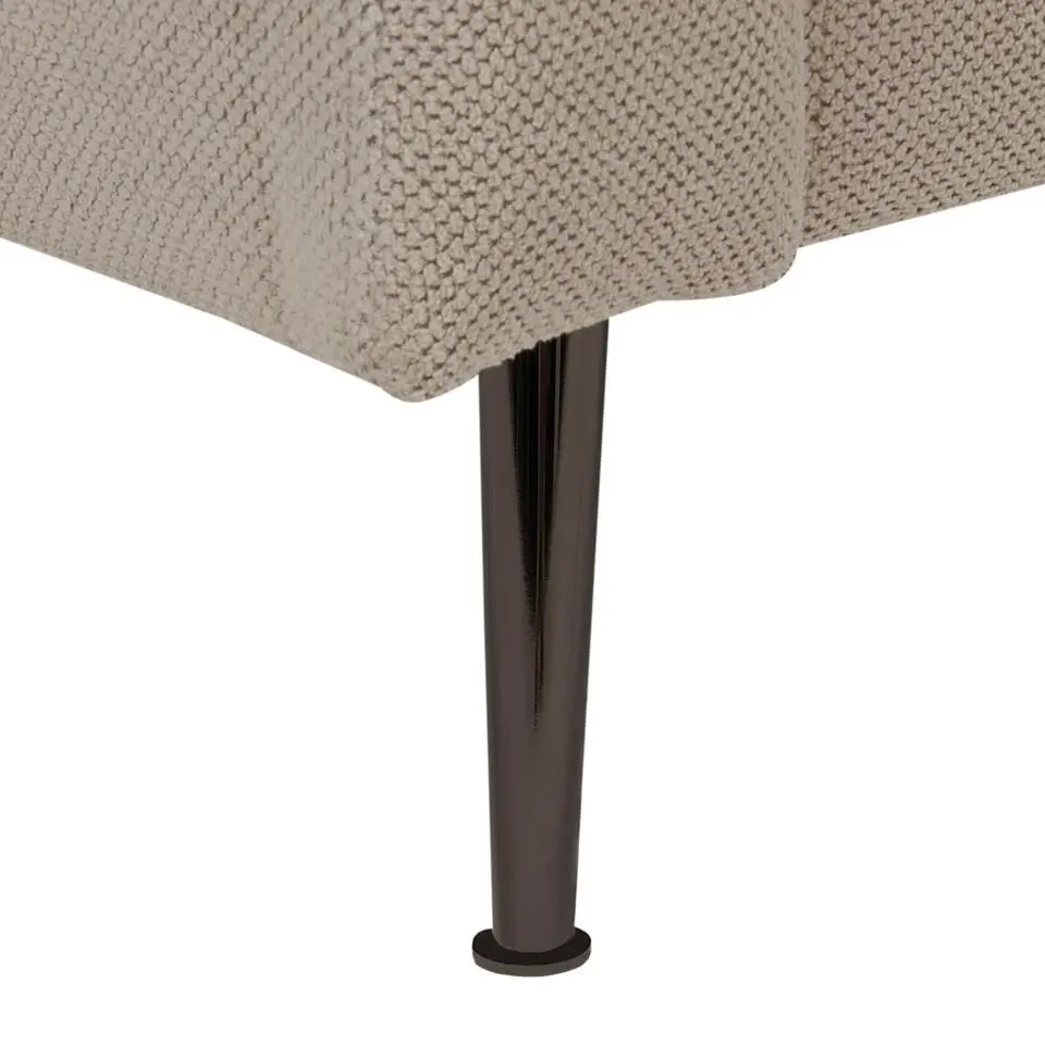 RIOM - Chaise longue - Beige - Rechtszijdig - Stof