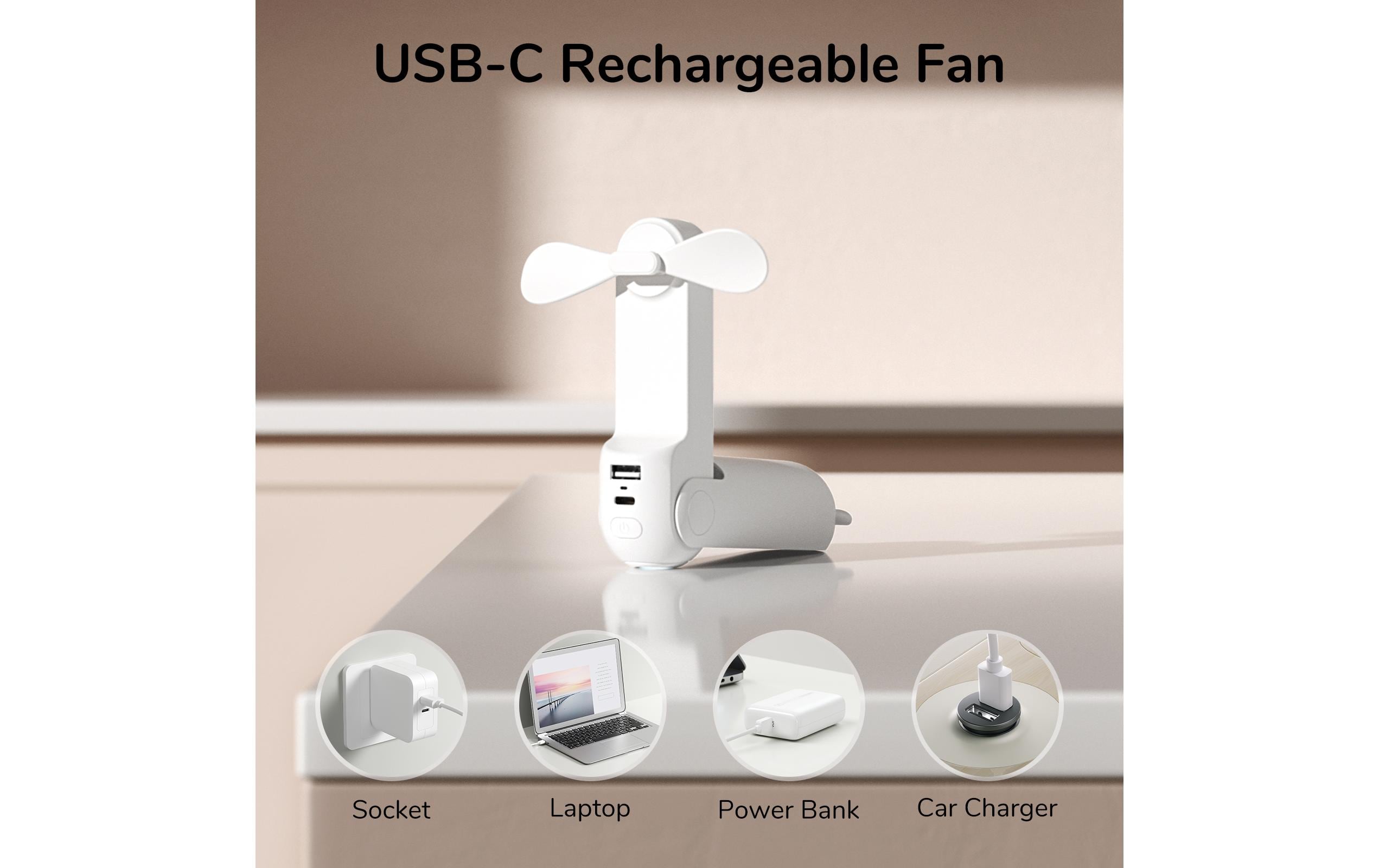 Handventilator Life8 Plus WeissTragbarer Ventilator