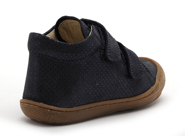 Naturino boots bottine bebe cocoon vl suede met.dots bleu