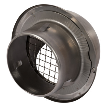 Sanivesk overdrukrooster bol RVS Ø150 mm