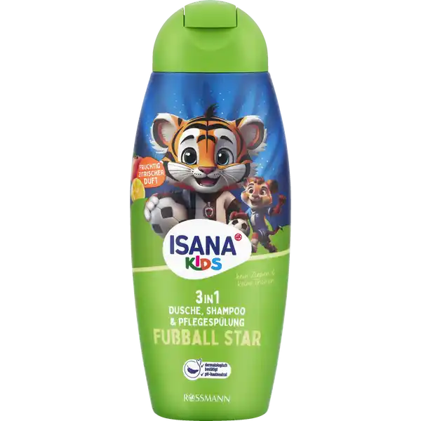 3in1 Fußball Star Dusche, Shampoo & Pflegespülung