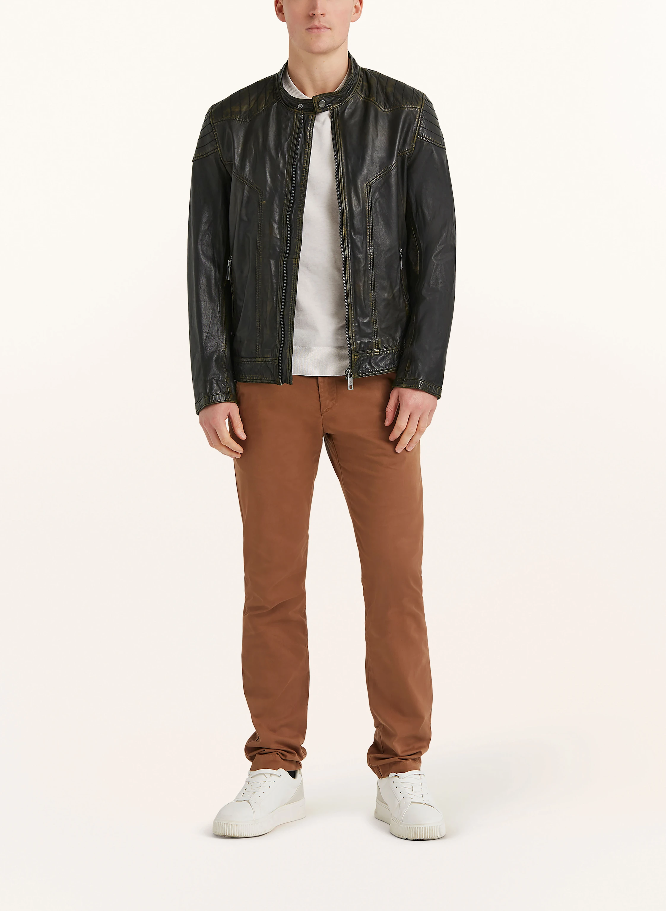 MILESTONE Lederjacke MSARLINGTON