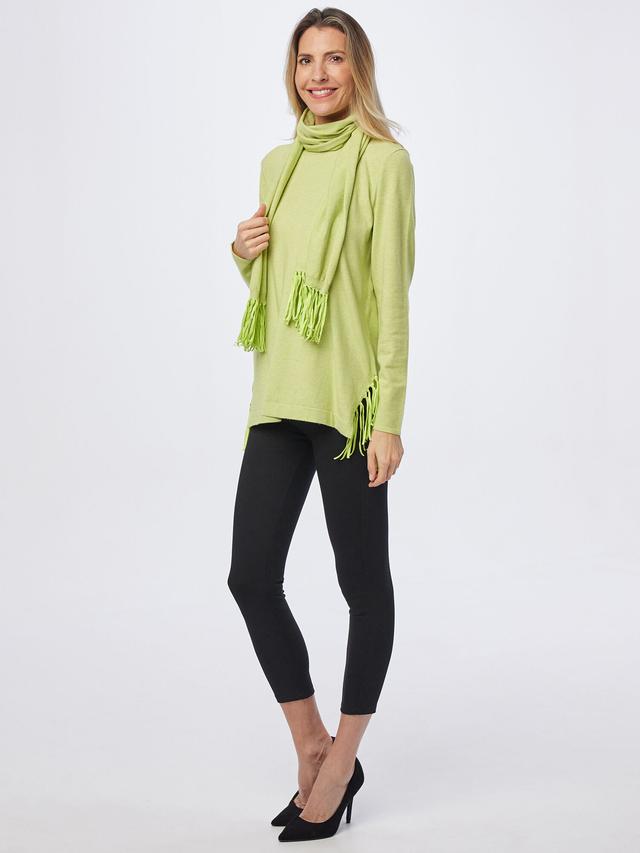 Longpullover mit Fransen