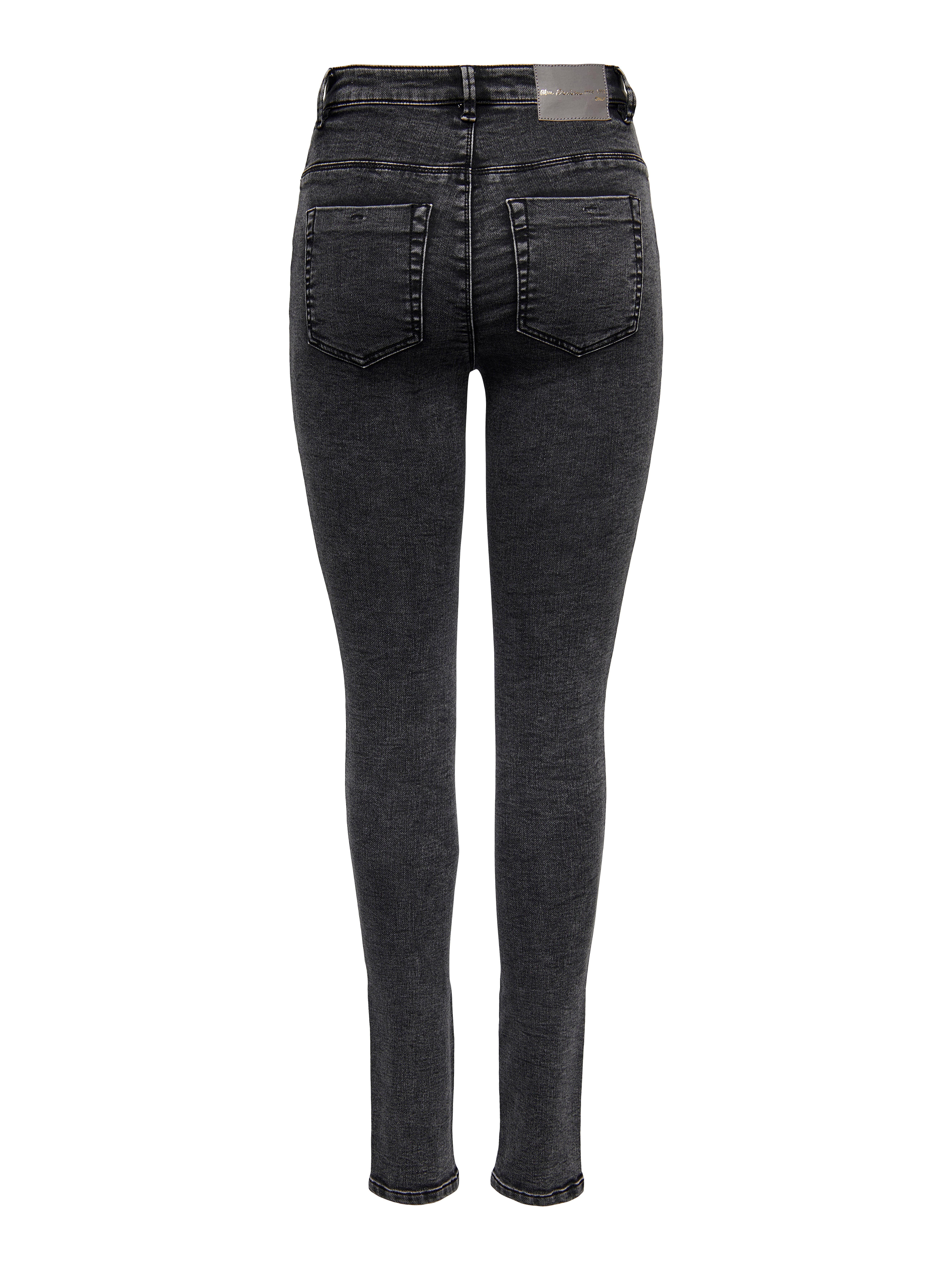 ONLFOREVER Hohe Taille Skinny Fit Jeans Washed Black