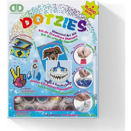 Pracht Diamond Dotzies Art Kit blau, Kreativset