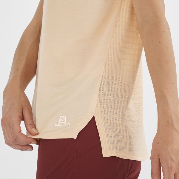 Débardeur trail SALOMON OUTLINE SUMMER TANK W APRICOT ICE