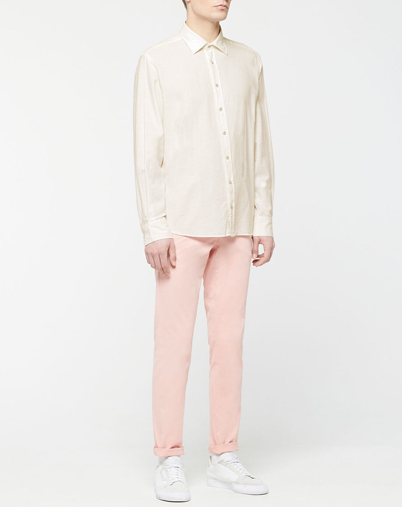 Hackett London Chemise Slim Fit beige clair
