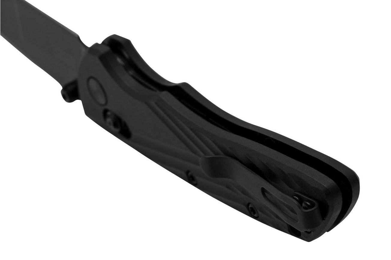 Hogue Deka 24266 Black Cerakote CPM-20CV Wharncliffe, Black G10, zakmes
