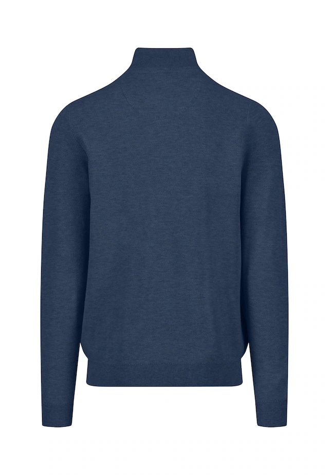 FYNCH-HATTON Troyer aus reiner Baumwolle, mit Logo-Stickerei, Regular Fit
