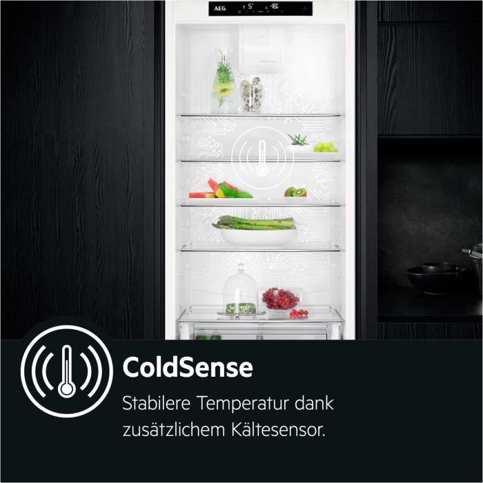 AEG Einbau Kühl-Gefrier-Kombination Serie 5000 mit ColdSense SCE616F3LS