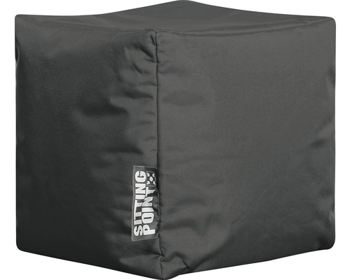Kruk Zitpunt Kubus Scuba ca. 60 liter antraciet 40x40x40 cm
