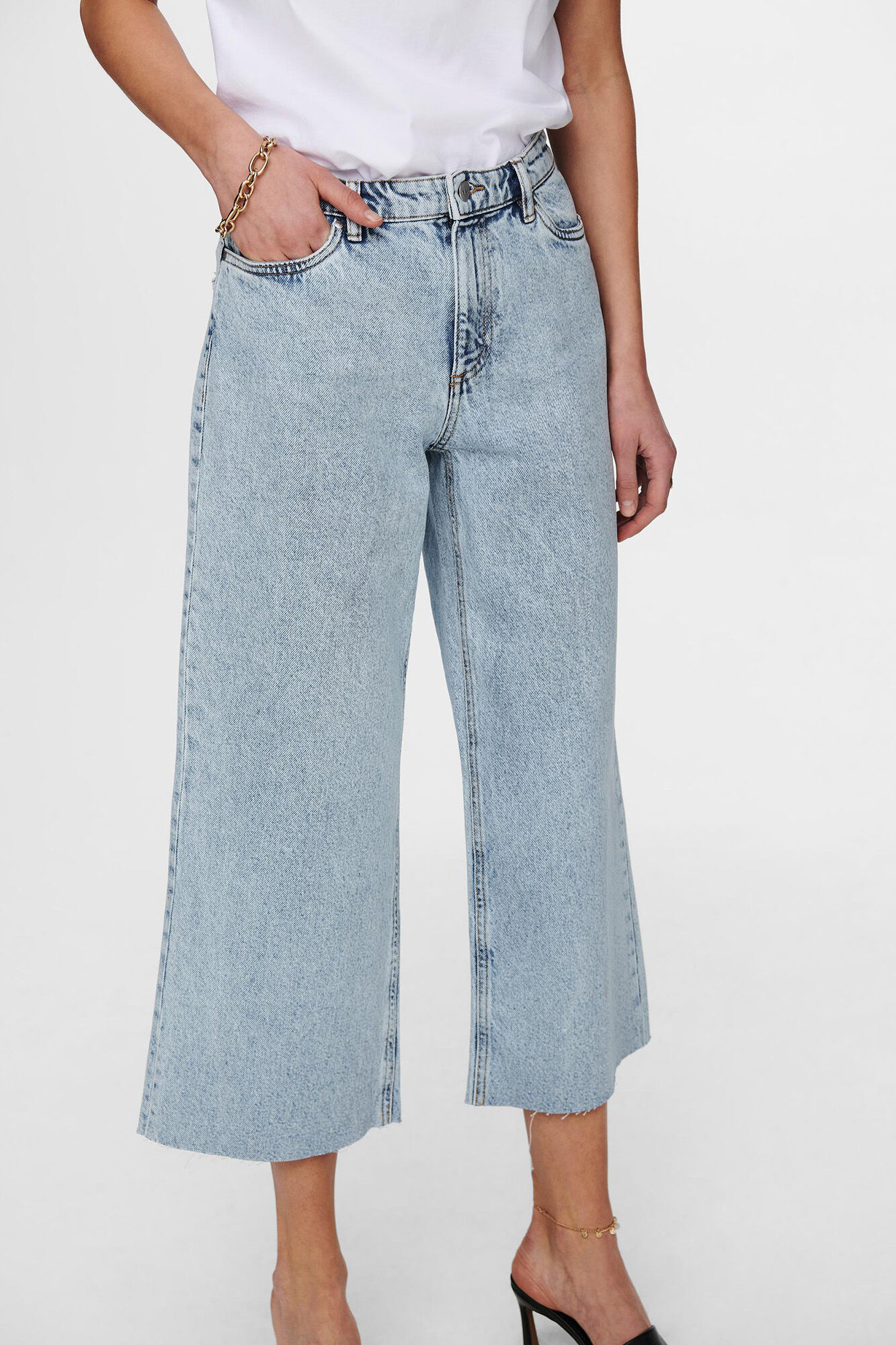 calça culote cropped
