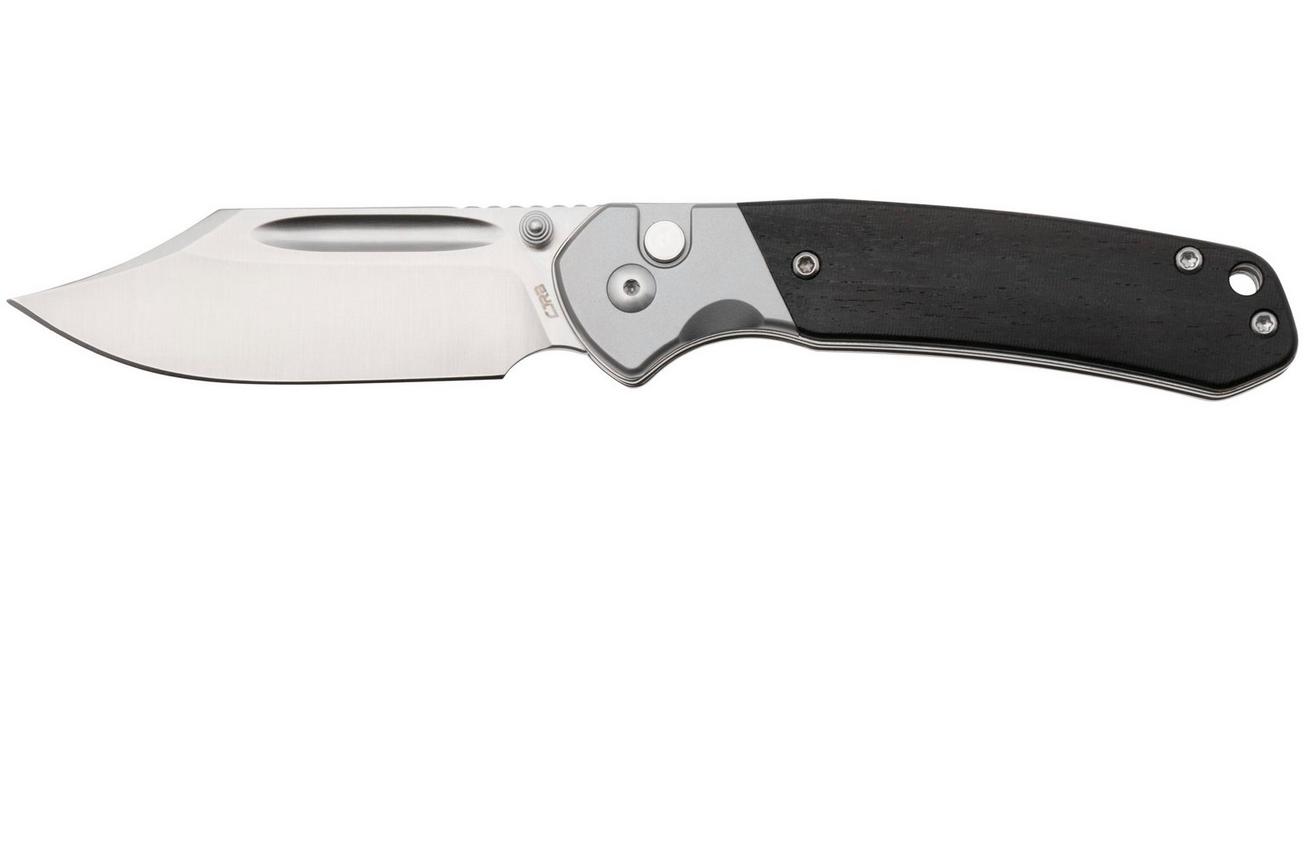 CJRB Pyrite Bowie J1942-EBN, Satin AR-RPM9, Ebony Wood, Steel Bolster, zakmes