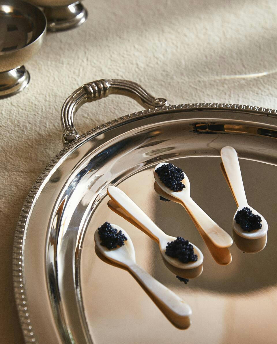 Conjunto de 4 colheres de caviar