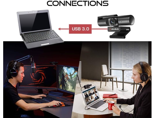 AVERMEDIA - Webcam Live Streamer CAM513 Ultra HD 4K